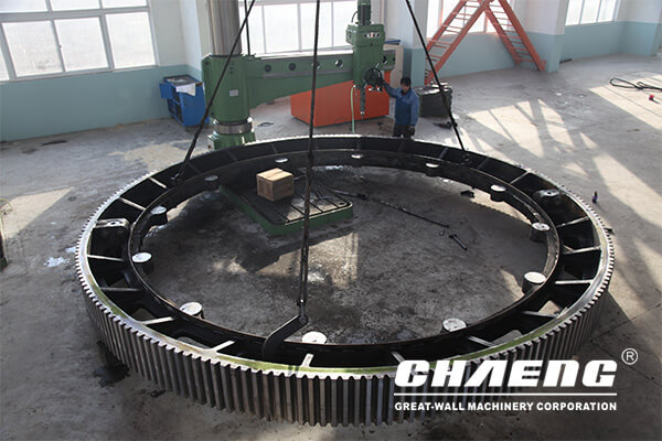  Chile copper company cooperated with CHAENG (great wall casting)for 5.8m large girth gear