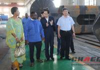 Nigeria Governor and his wife visit our factory(chaeng)