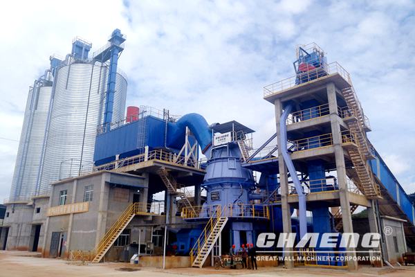 Design of clinker grinding production line and main process