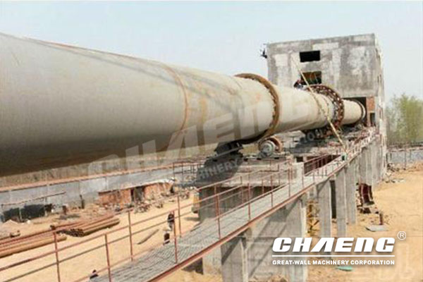 Which parameters can be adjusted to promote efficient production of rotary kiln?