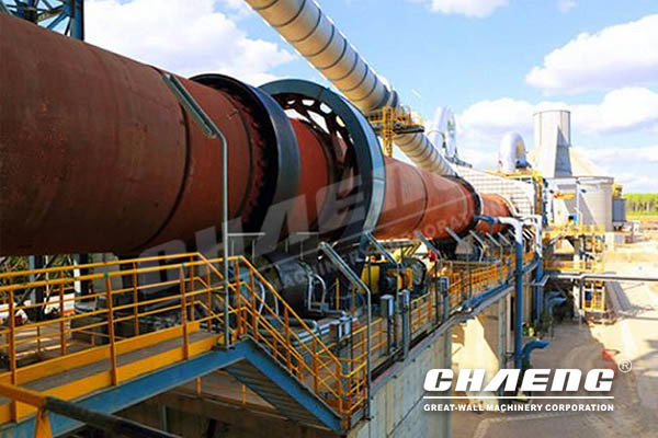 Cement rotary kiln forcement plant