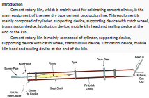  Cement rotary kiln is used for calcinating cement clinker