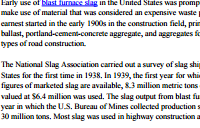The development history and use of slag in Portland cement 