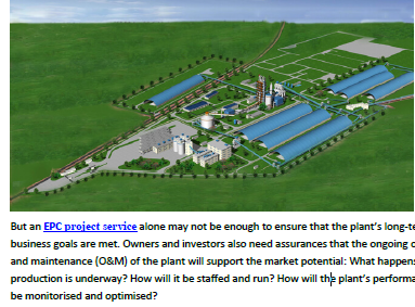 Great wall can help safeguard investments in cement plant