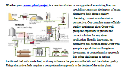 Reducing fuel costs and emissions in cement plant
