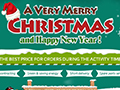 The best price for orders during the christmas day