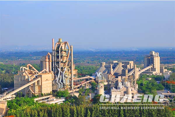 Uzbekistan 1000TPD cement rotary kiln
