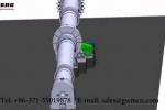 Rotary kiln working process
