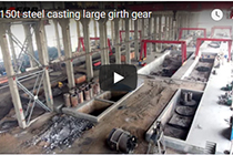 1-150t steel casting large girth gear,big gear,large gear