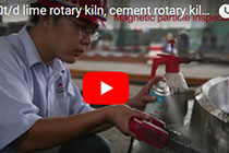 200-1500t/d lime rotary kiln, cement rotary kiln, Large ring gear production process