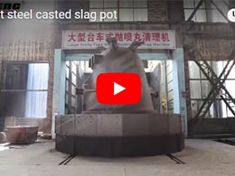 Chaeng 1-120t steel casted slag pot
