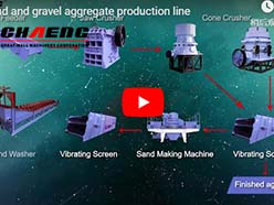 sand and gravel aggregate production line